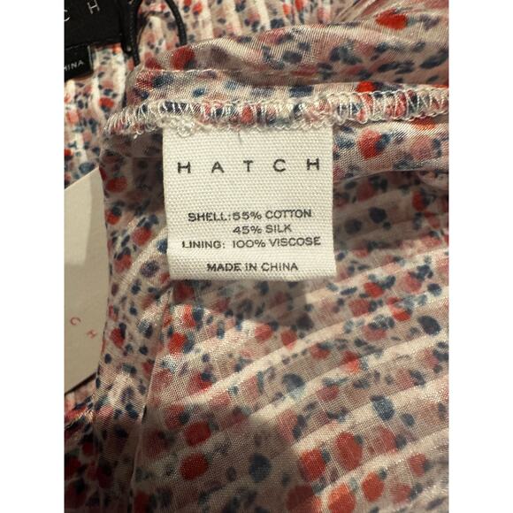 HATCH Margarette Maternity Dress Bittersweet Print Cotton Silk Blend NWT Size 0 - Picture 7 of 7